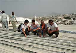 onsite technical support for facade lighting installation and commissioning