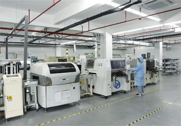 60000 square meter manufacturing facility for LED facade lighting production