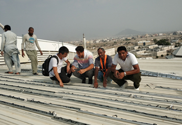 onsite technical support for facade lighting installation and commissioning